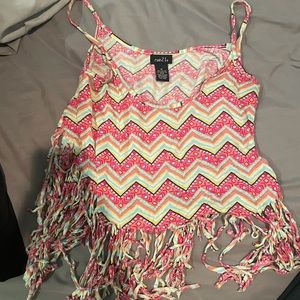 Rue 21 Fringe crop top